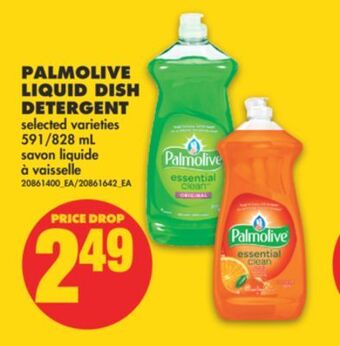 No Frills Palmolive liquid dish detergent, 591/828 ml offer
