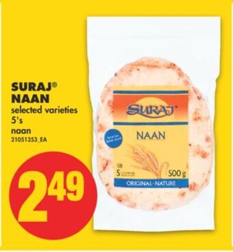 No Frills Suraj® naan, 5's offer