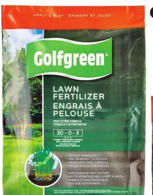 Canadian Tire Golfgreen lawn fertilizer offer