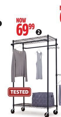 Canadian Tire Type a heavy-duty portable closet offer