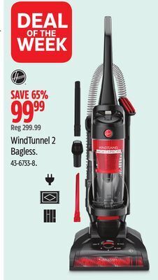 Canadian Tire Hoover windtunnel 2 bagless offer