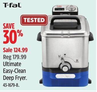 Canadian Tire T-fal ultimate easy-clean deep fryer offer
