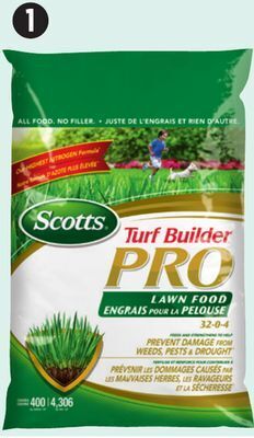 Canadian Tire Scotts turf builder pro lawn food offer