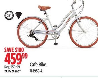 Canadian Tire Raleigh cafe bike offer