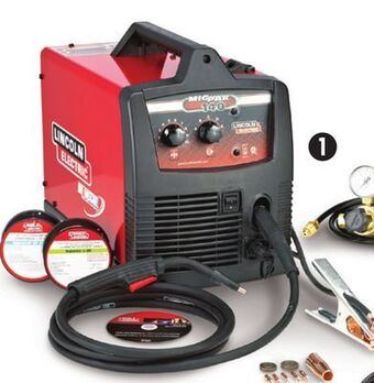 Canadian Tire Lincoln electric mig-pak 140 wire-feed welder offer