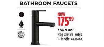 Canadian Tire Moen arlys 1-handle offer