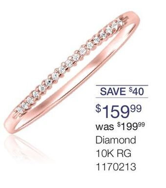 Charm Diamond Diamond 10k rg offer