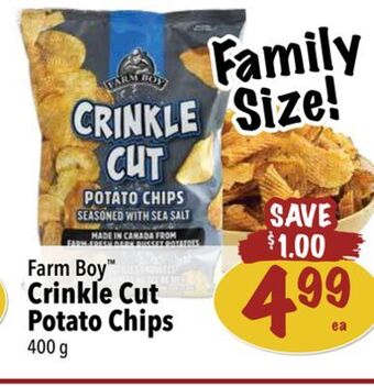 Farm Boy Farm boy™ crinkle cut potato chips offer