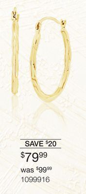 Charm Diamond 10k yellow gold 2x20mm tube earrings offer