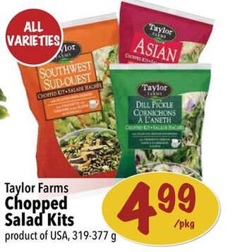 Farm Boy Taylor farms chopped salad kits offer