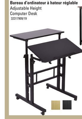 Sushi Shop Adjustable height computer desk offer
