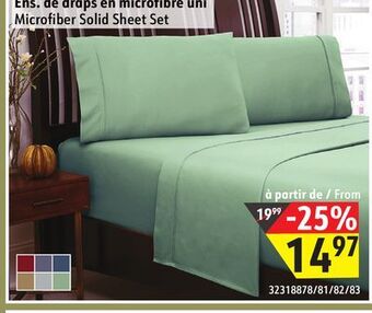 Sushi Shop Microfiber solid sheet set offer