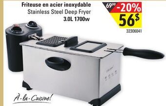 Sushi Shop A.la.cuisine! stainless steel deep fryer offer