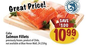 Farm Boy Coho salmon fillets offer