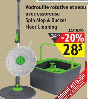Sushi Shop Spin mop & bucket floor cleaning offer