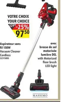 Sushi Shop Massimo vacuum cleaner cordless offer