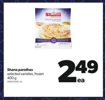 Real Canadian Superstore Shana parathas, 400 g offer