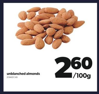 Real Canadian Superstore Unblanched almonds offer