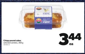 Real Canadian Superstore Crispy pound cakes, 368 g offer