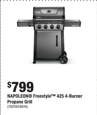 Home Depot Napoleon® freestyle™ 425 4-burner propane grill offer