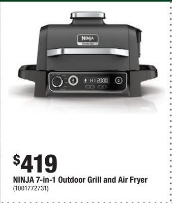 Home Depot Ninja 7-in-1 outdoor grill and air fryer offer