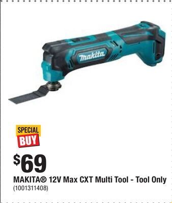 Home Depot Makita® 12v max cxt multi tool - tool only offer