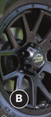 Canadian Tire Trail boss rebel alloy wheel, satin black offer