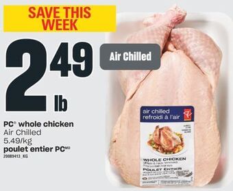 Valu-mart Poulet entier pc offer