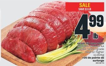 Valu-mart Rôti de pointe de surlonge offer