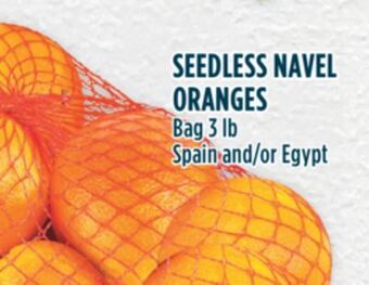 Marché Adonis Seedless navel oranges offer