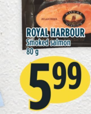 Marché Adonis Royal harbour smoked salmon offer