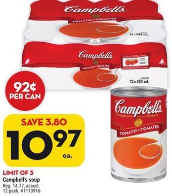 Giant Tiger Campbell's soup offer
