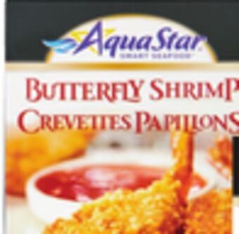 Giant Tiger Aqua star frozen breaded shrimp offer
