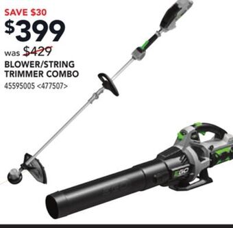 RONA Ego blower/string trimmer combo offer
