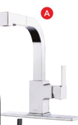 RONA Pfister vorena pull-out kitchen faucet chrome finish offer