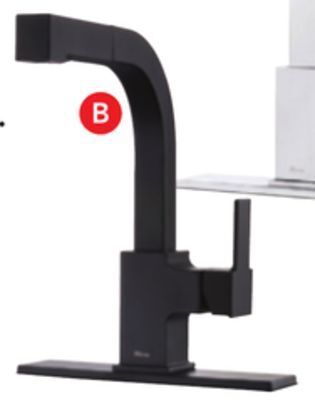 RONA Pfister vorena pull-out kitchen faucet matte black finish offer