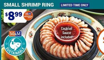 M & M Food Market Small shrimp ring offer