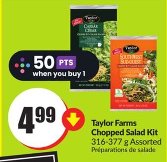 FreshCo Taylor farms chopped salad kit 316-377 g offer