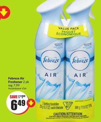 FreshCo Febreze air freshener 2 pk offer