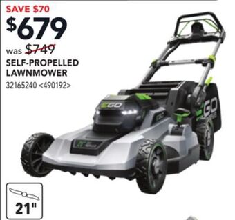 RONA Ego self-propelled lawnmower offer