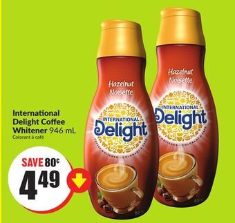 FreshCo International delight coffee whitener 946 ml offer