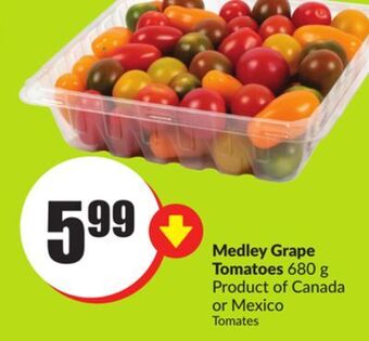 FreshCo Medley grape tomatoes 680 g product of canada or mexico offer