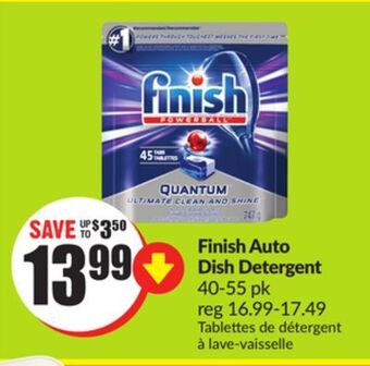 FreshCo Finish auto dish detergent 40-55 pk offer