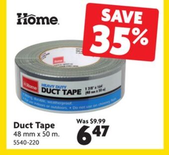 Home Hardware Duct tape offer