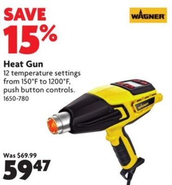 Home Hardware Heat gun offer