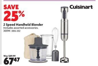 Home Hardware 2 speed handheld blender offer