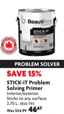 Home Hardware Stick-it problem solving primer offer