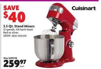 Home Hardware 5.5 qt. stand mixers offer
