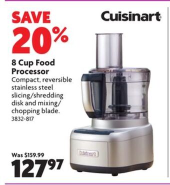 Home Hardware 8 cup food processor offer