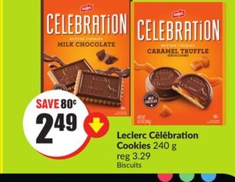 Chalo FreshCo Leclerc cēlēbration cookies 240 g offer